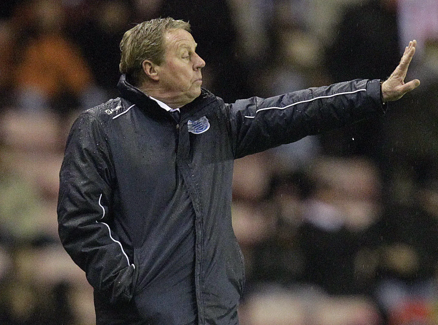 Queens Park Rangersi peatreener Harry Redknapp.