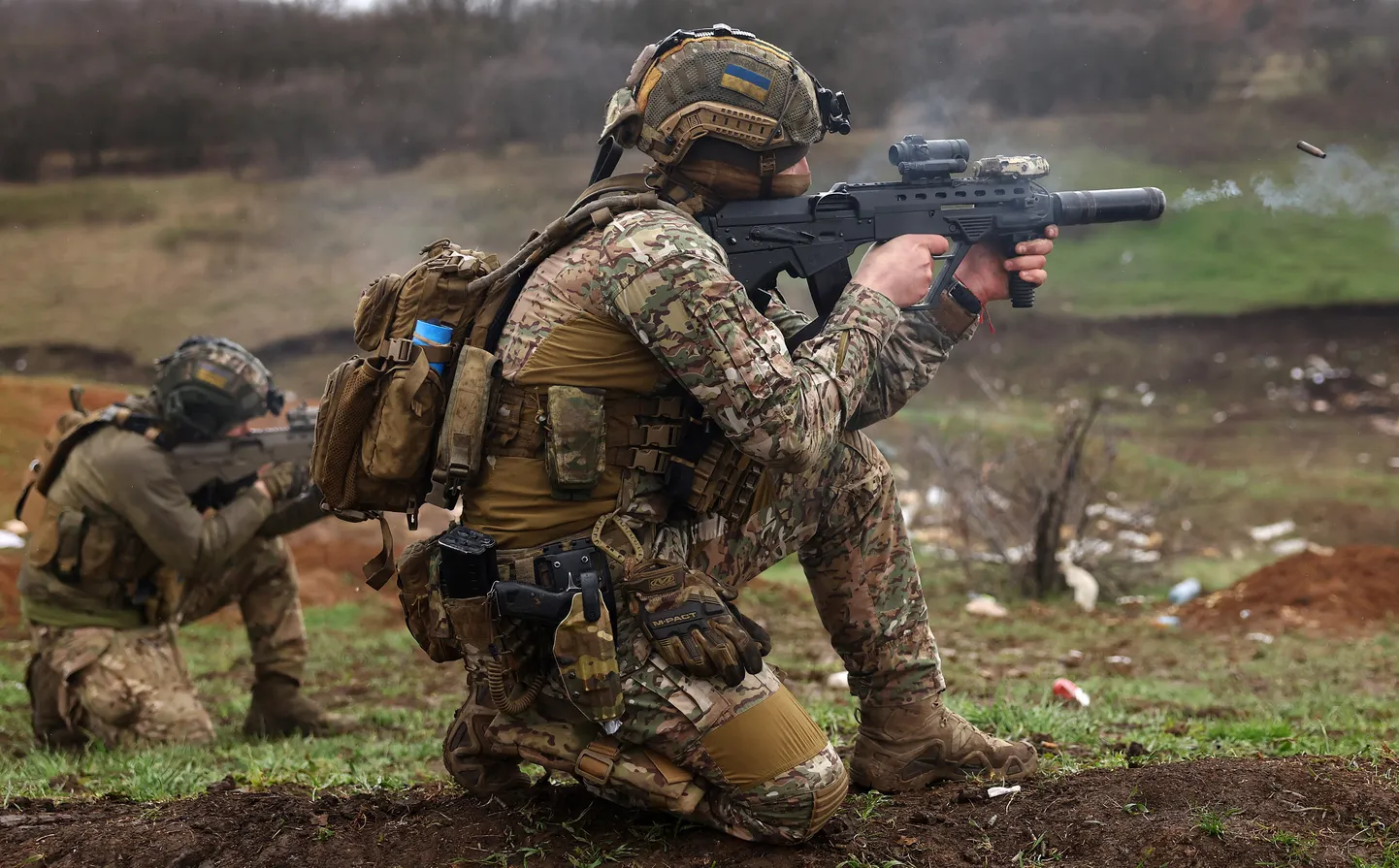 Ukraina eriüksuslased Bahmuti lähistel 6. aprillil 2023. aastal.