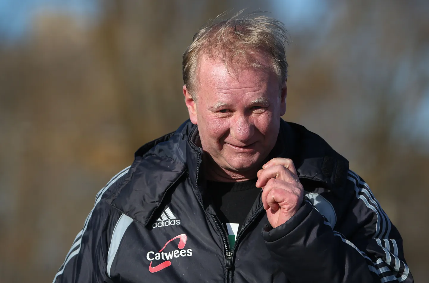 Levadia peatreener Sergei Ratnikov.