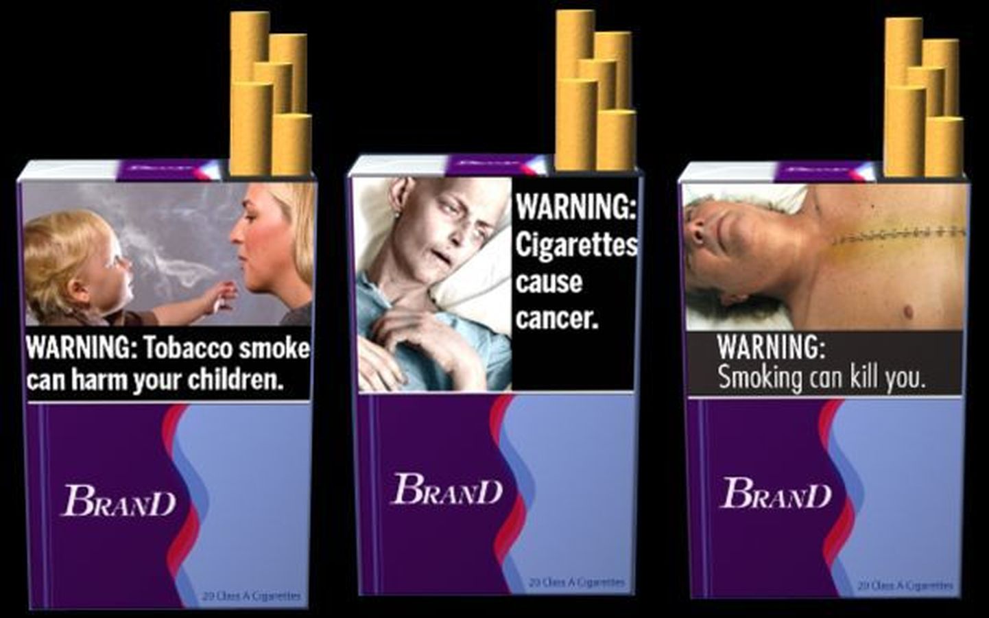 USAs müüdavatele sigaretipakkidele võivad tulla hirmutavad pildid.