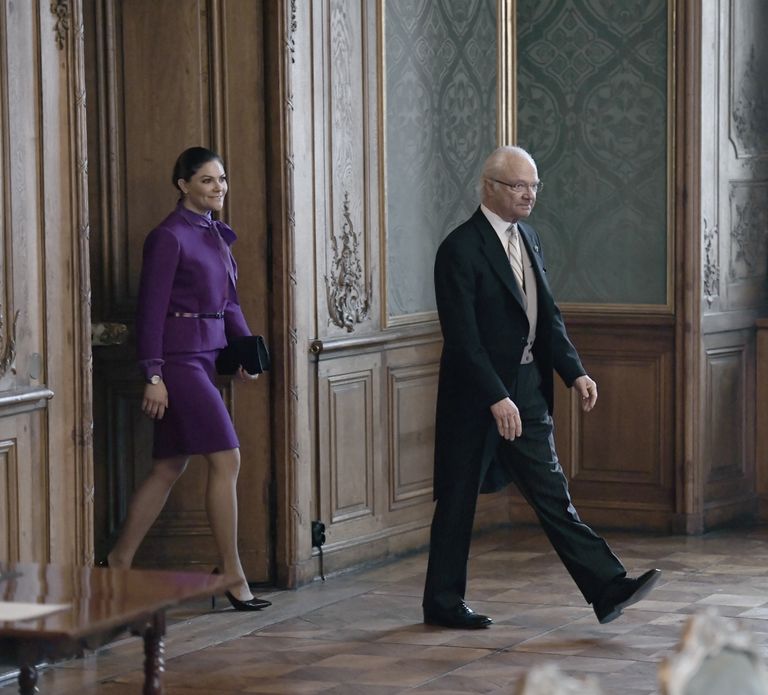 Rootsi kuningas Carl XVI Gustaf ja kroonprintsess Victoria