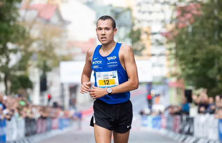 Leonid Latsepov mullu Tallinna maratonil.