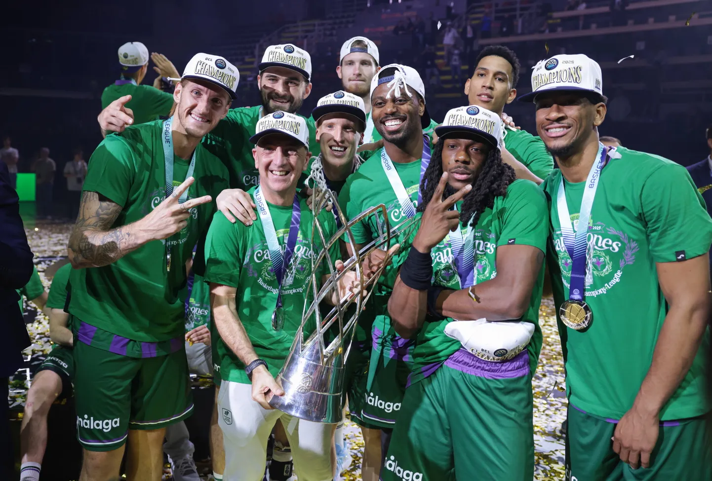 Malaga Unicaja krooniti Meistrite liiga võitjaks teist aastat järjest.