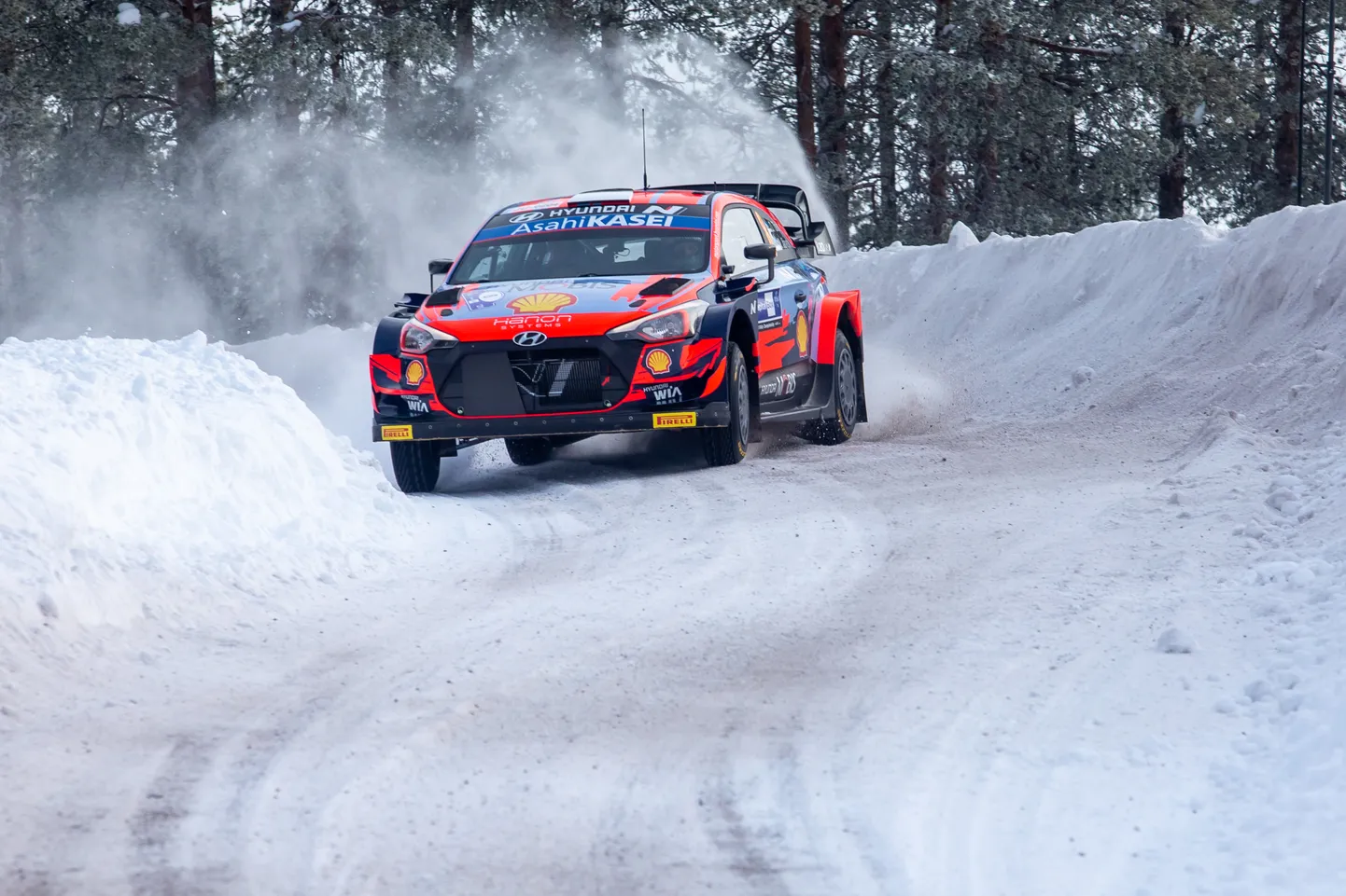 Ott Tänak ja Martin Järveoja stiilinäide Arctic Rallylt.