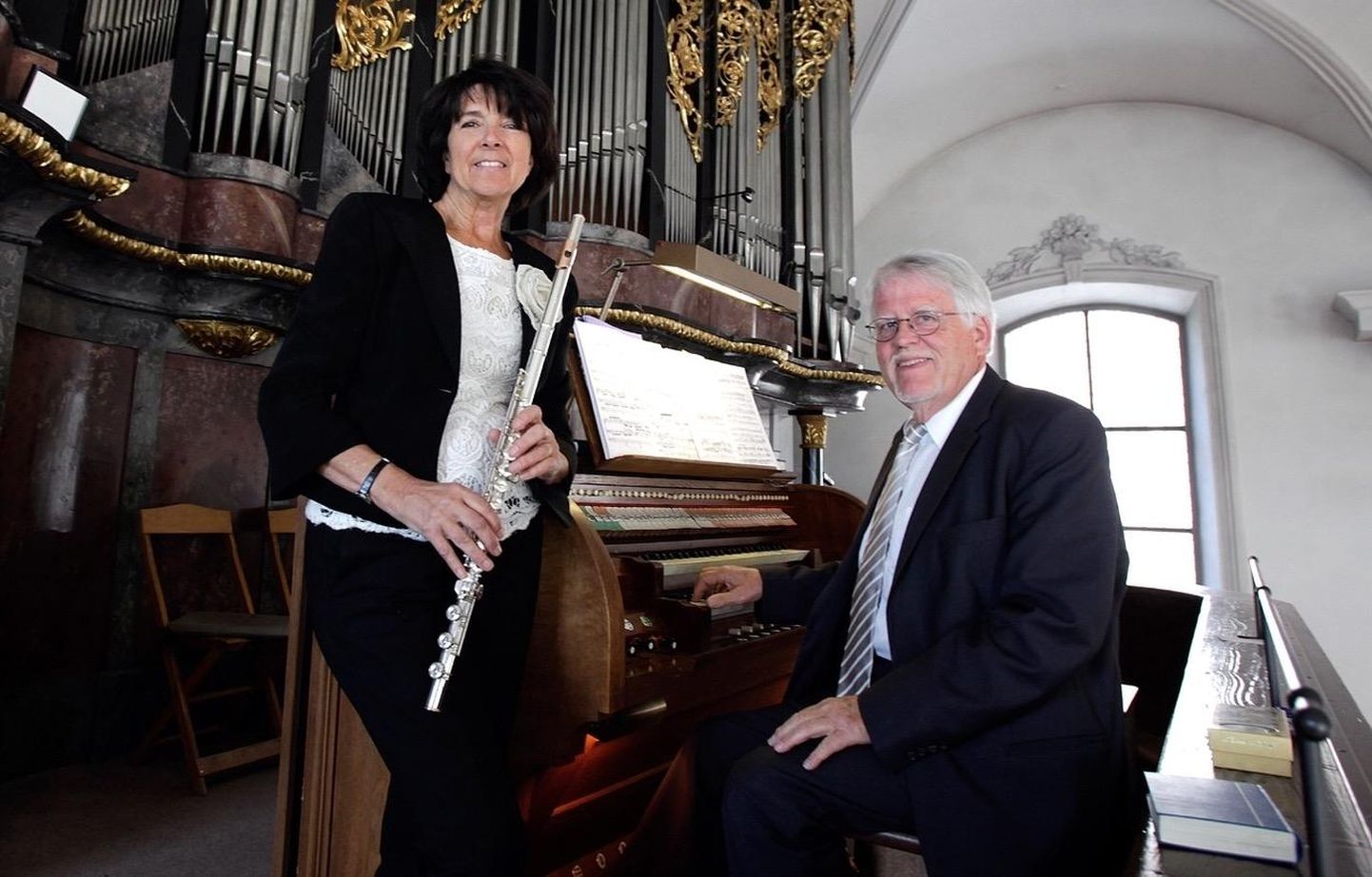 Klassikalise muusika duo Verena Steffen ja Olivier Eisenmann.