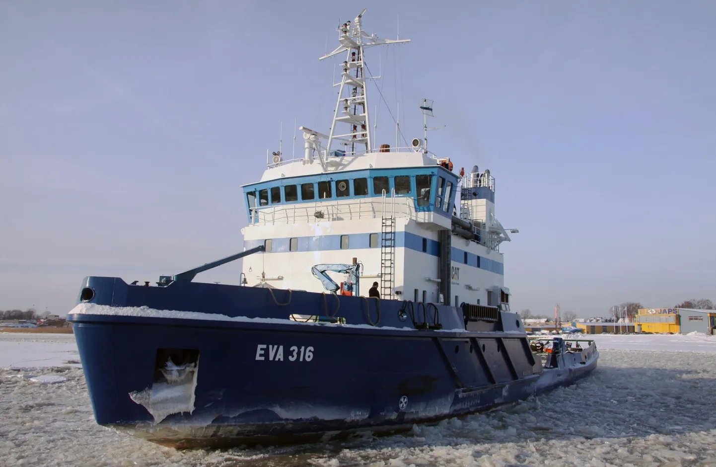 Jäämurdja EVA-316 lõpetas selleks hooajaks jäämurdetööd.