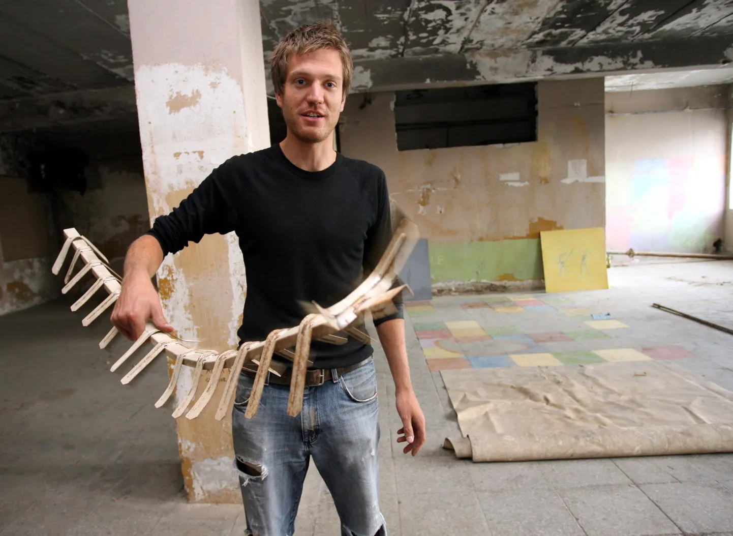 Kunstipreemia nominent Taavi Piibemann.