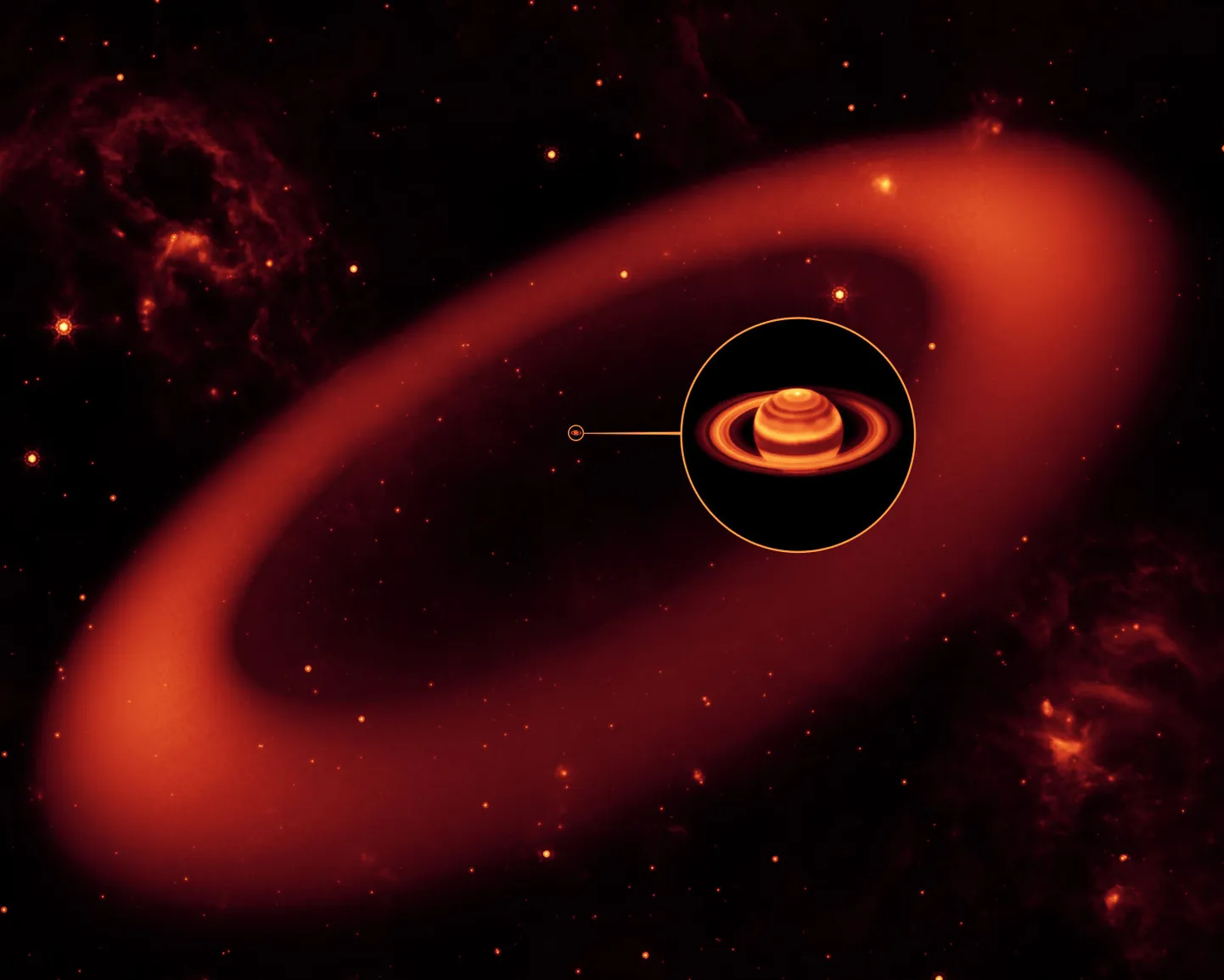 NASA kujutis avastatud rõngast.