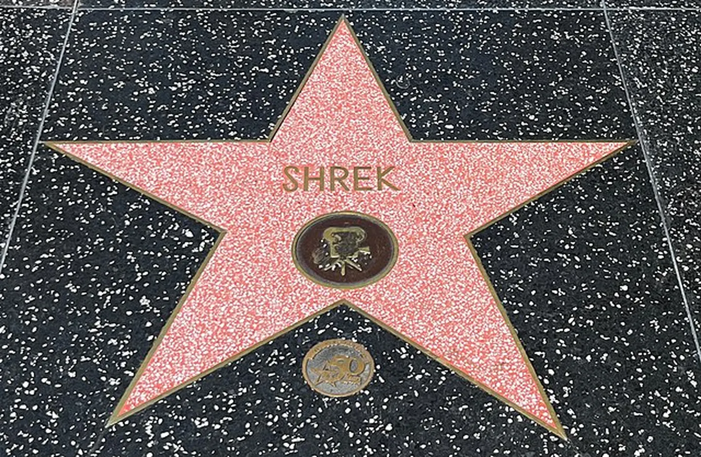 Shreki täht Hollywoodi kuulsuste alleel.