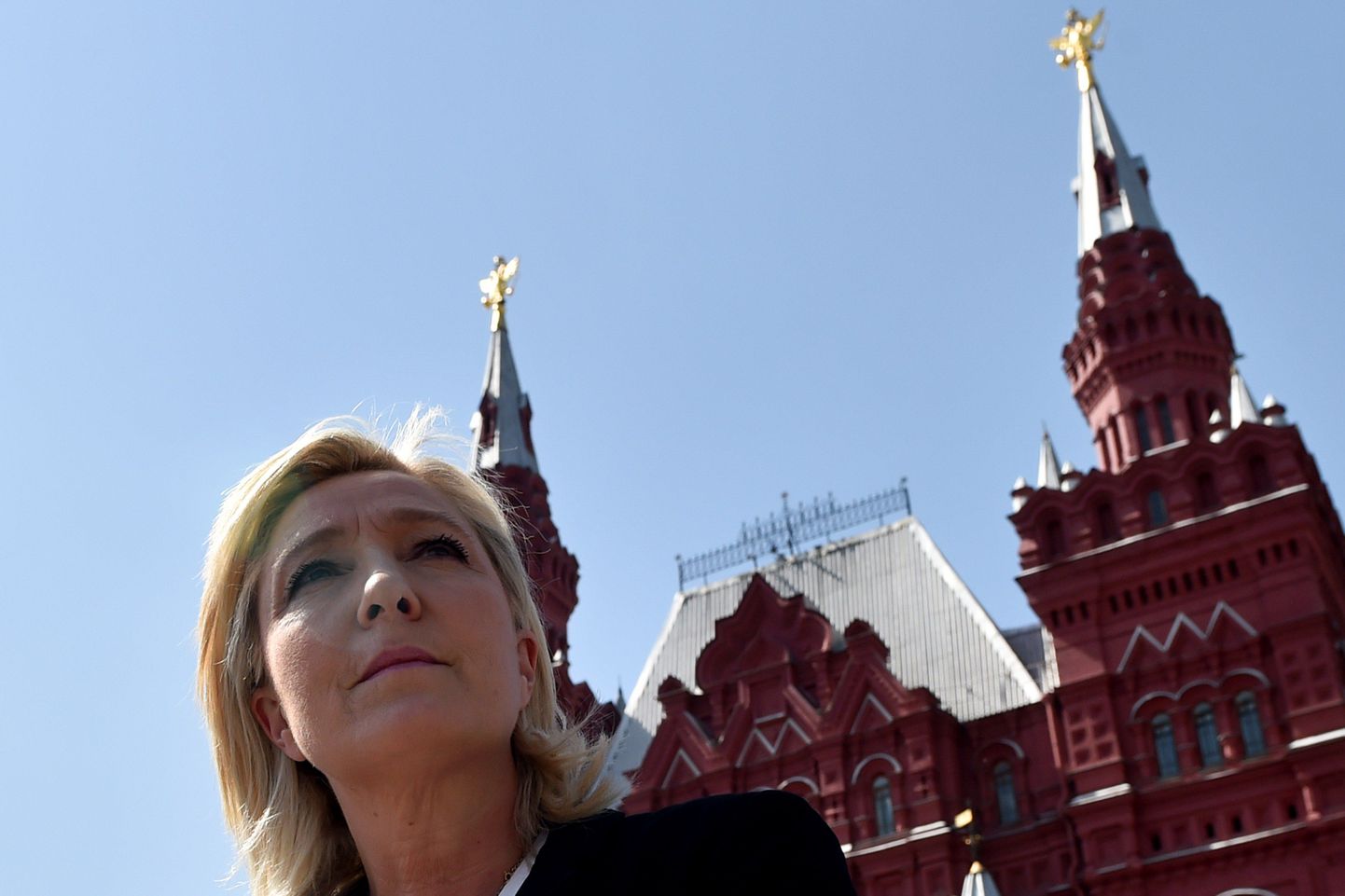 Marine Le Pen Moskvas.