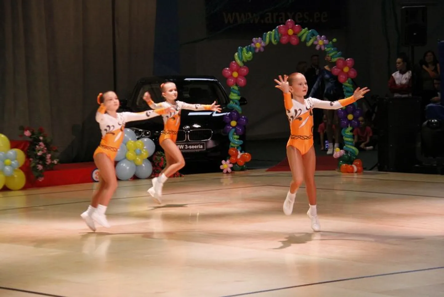 Соревнования по гимнастике в Кохтла-Ярве.