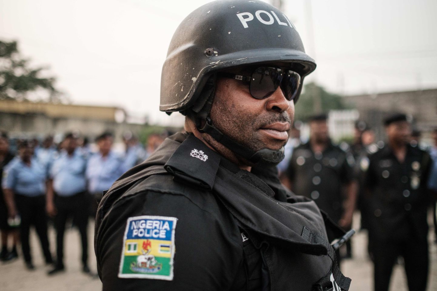 Politseinikud Port Harcourtis.
