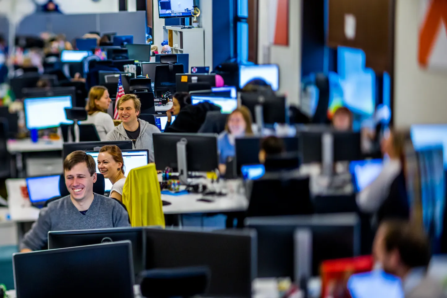 TransferWise on stardipakk uutele idufirmadele. Fotol TranferWise'i kontor Tallinnas.