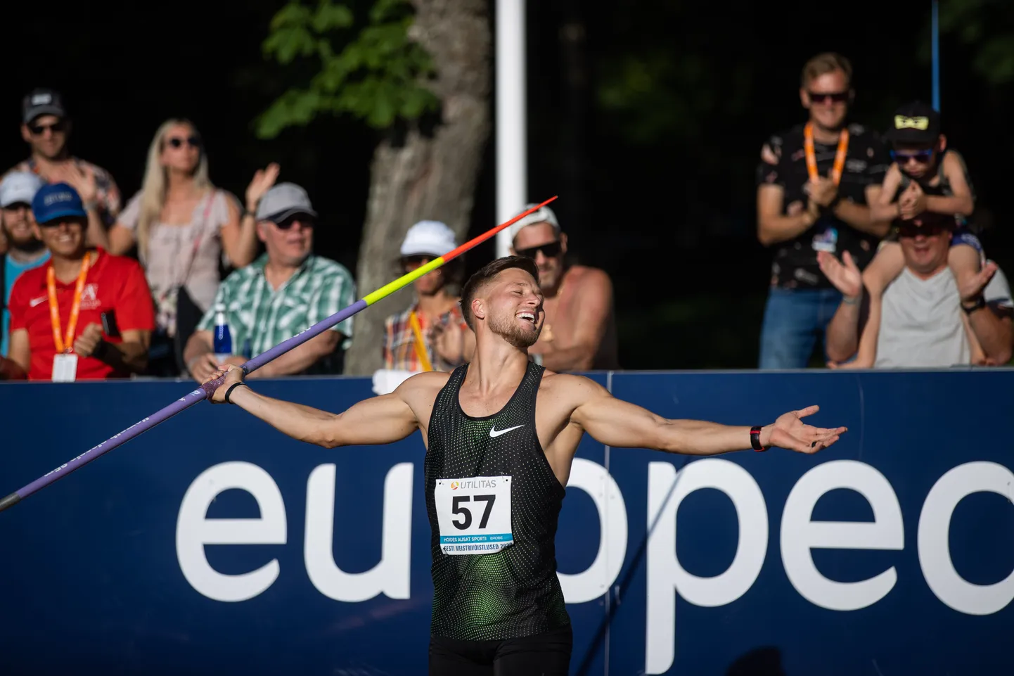 Janek Õiglane oskab võistlusi nautida.