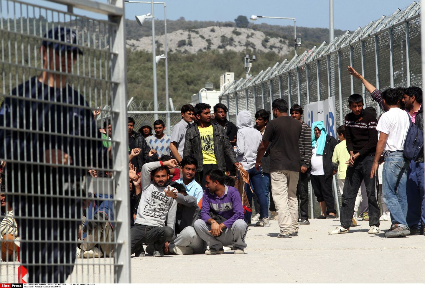 Moria põgenikelaager Kreekale kuuluval Lesbose saarel.