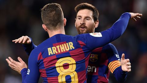 Väravatesaju korraldanud Barcelona jõudis Messi vedamisel muretult veerandfinaali
