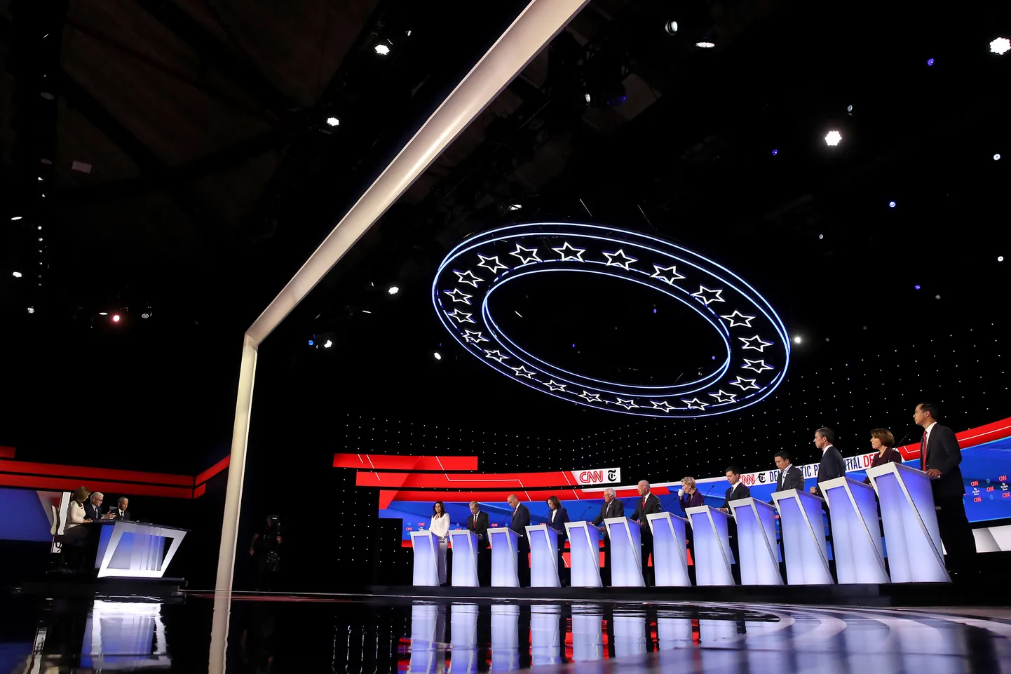 USA Demokraatliku Partei presidendikandidaatide väitlus Westerville'is.