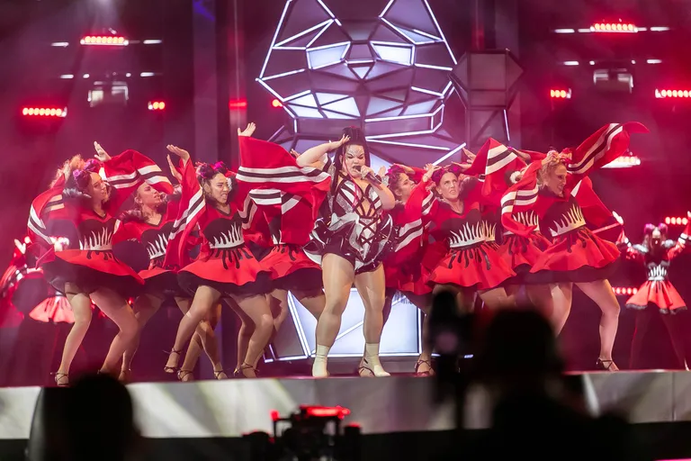 Iisraeli eurolauljatar Netta Eurovisiooni peaproovis 13. mail 2019.