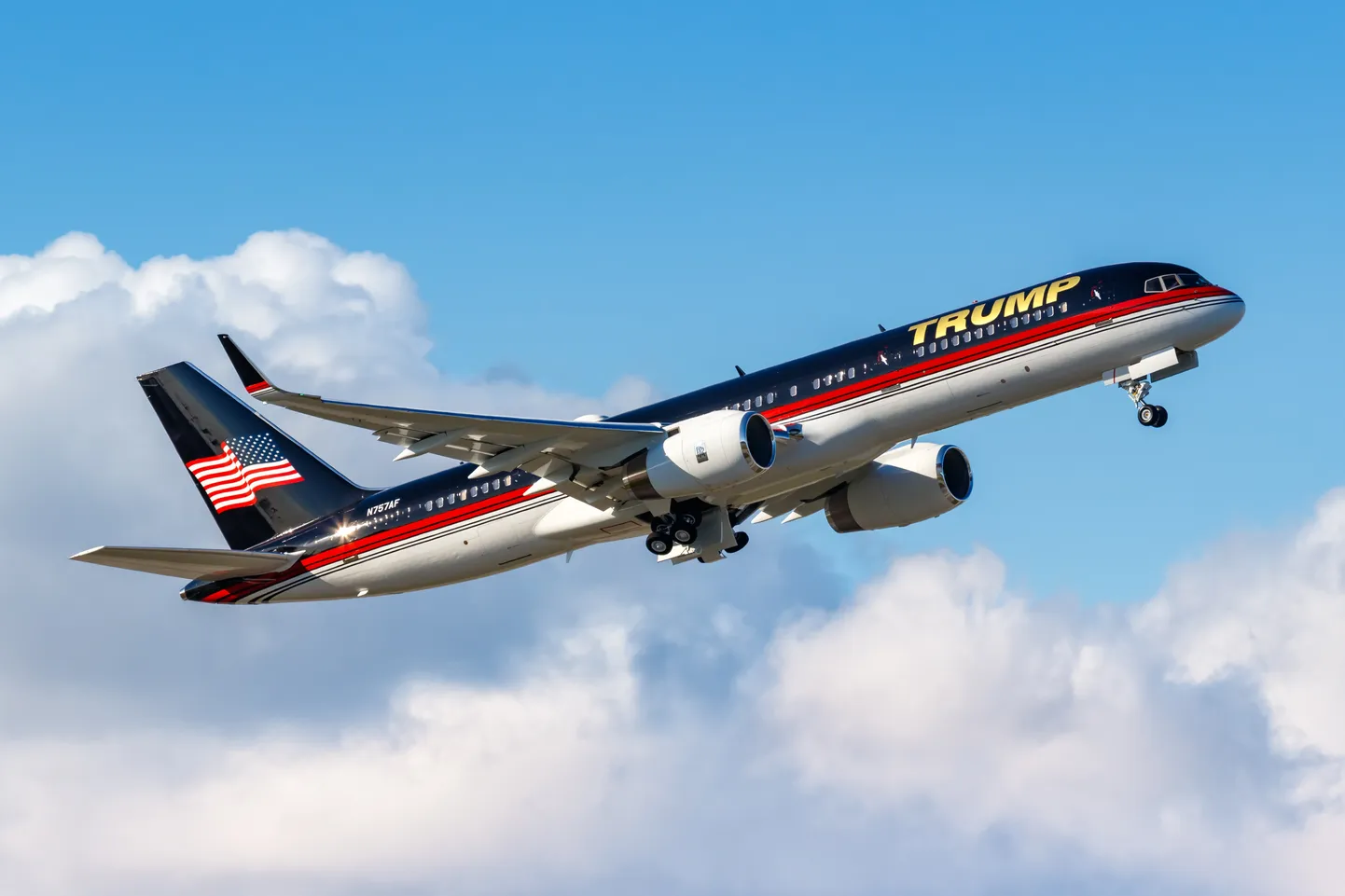 Donalda Trampa "Boeing 757".