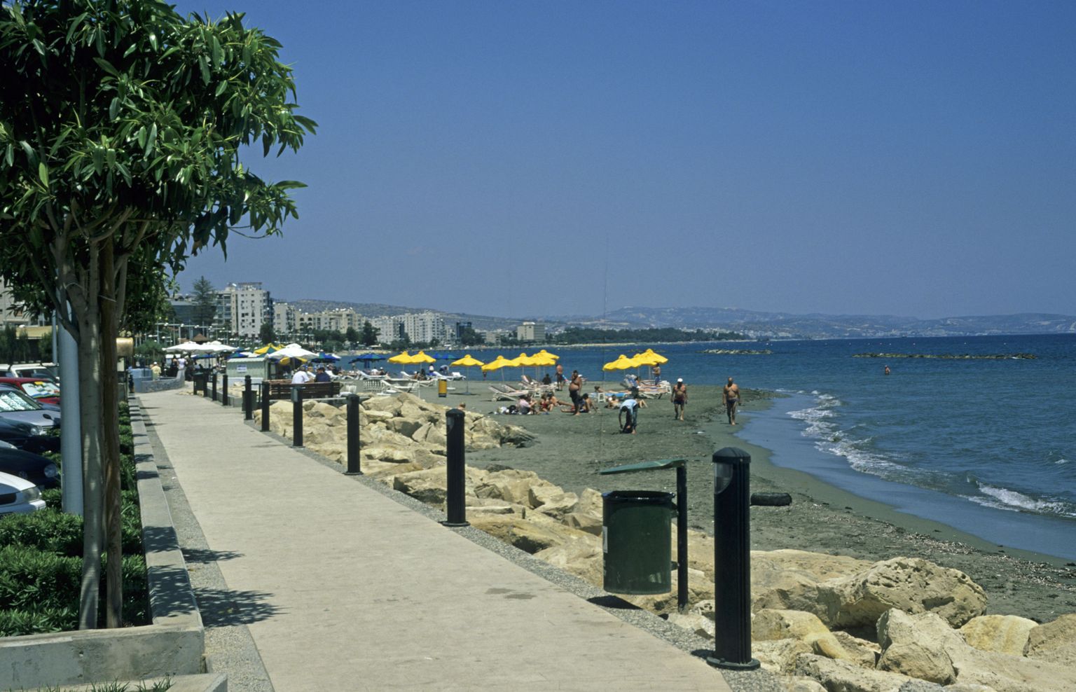 Vaade Küprose Limassoli rannale.