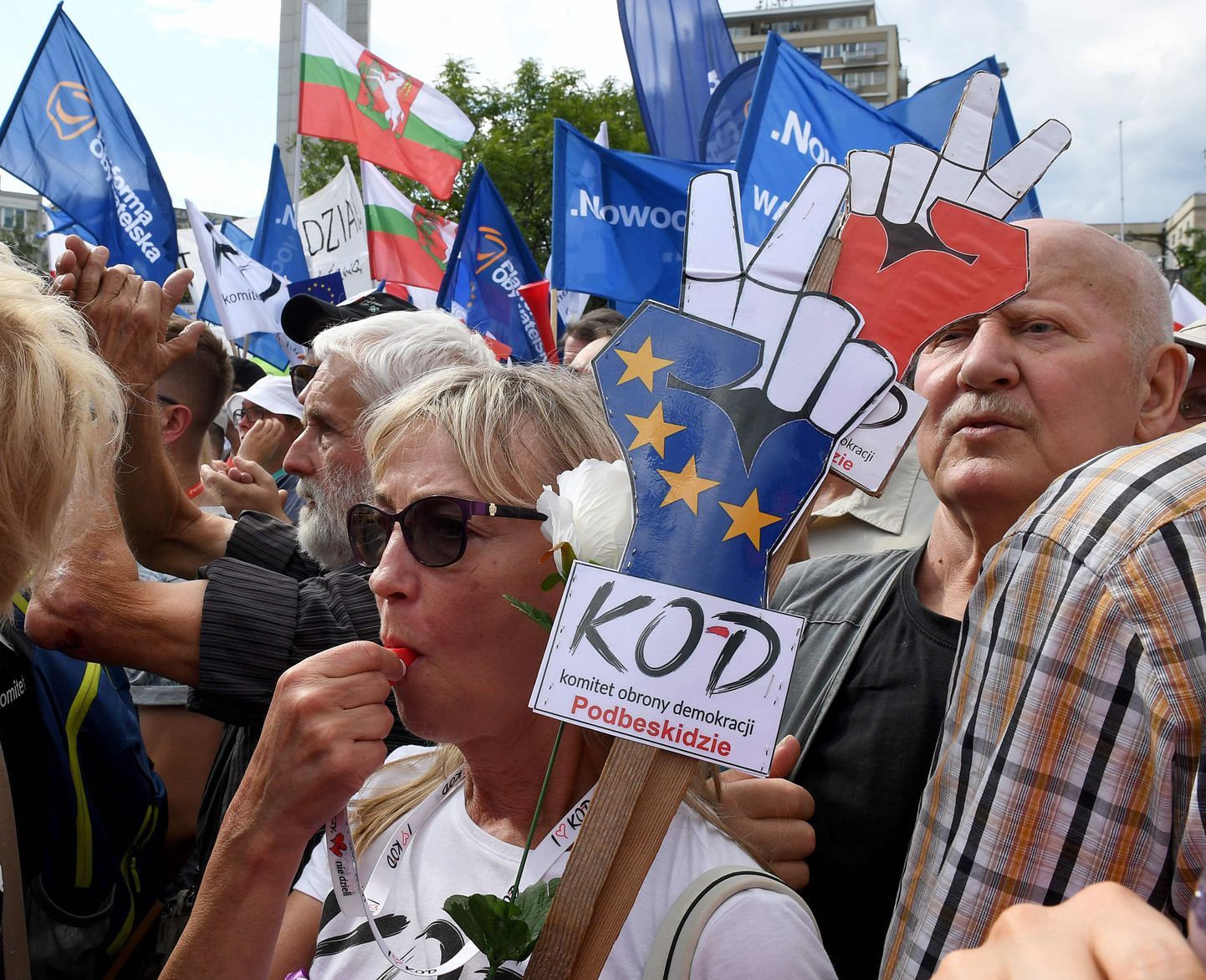 Kohtureformid on Poolas kaasa toonud suured meeleavaldused.
