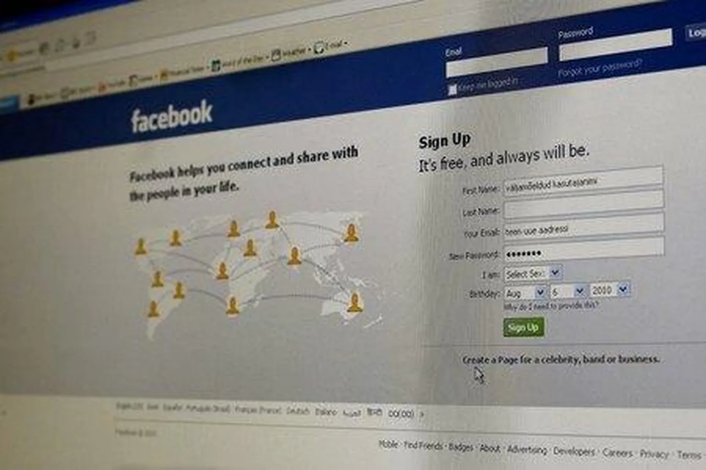 Facebookis tegutsevad kelmid kasutavad inimeste petmiseks valekontot.