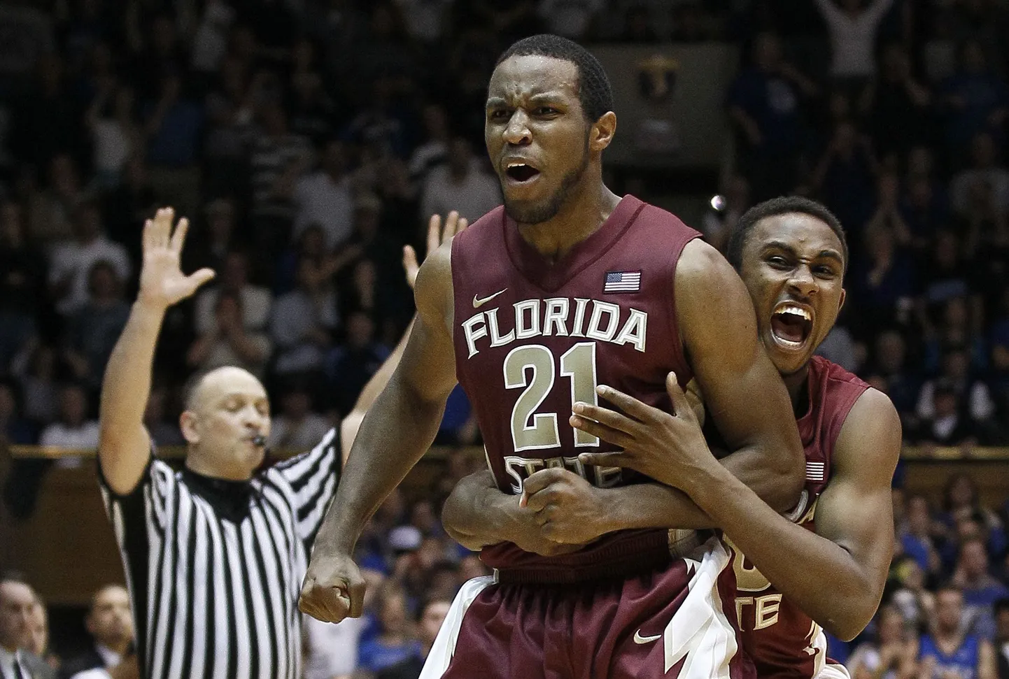 Florida ülikooli kangelane Michael Snaer (nr 21).