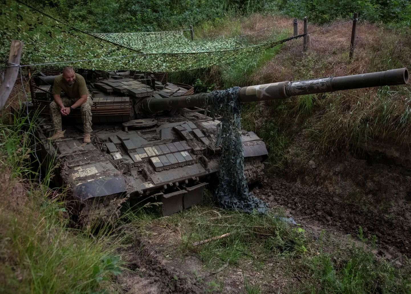 Ukraina tank Donetski oblastis.