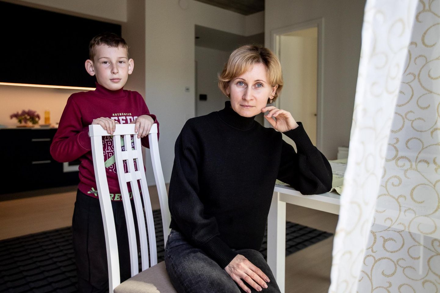 Украинская военная беженка Евгения Степанюк с сыном Даниилом нашли квартиру благодаря опубликованной в Postimees статье.