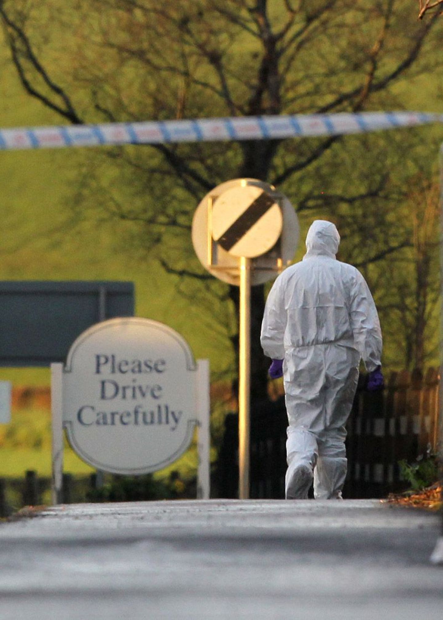 Kohtuekspert Omagh’s, kus pommiplahvatus nõudis 25-aastase katoliiklasest politseiniku Ronan Kerri elu.