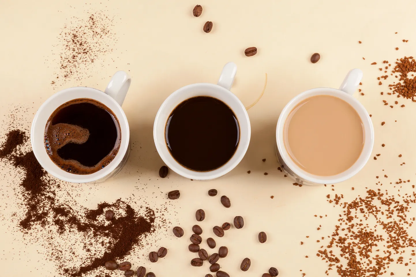 Uuringus arvestati kõiki kofeiini sisaldavaid toite ja jooke.