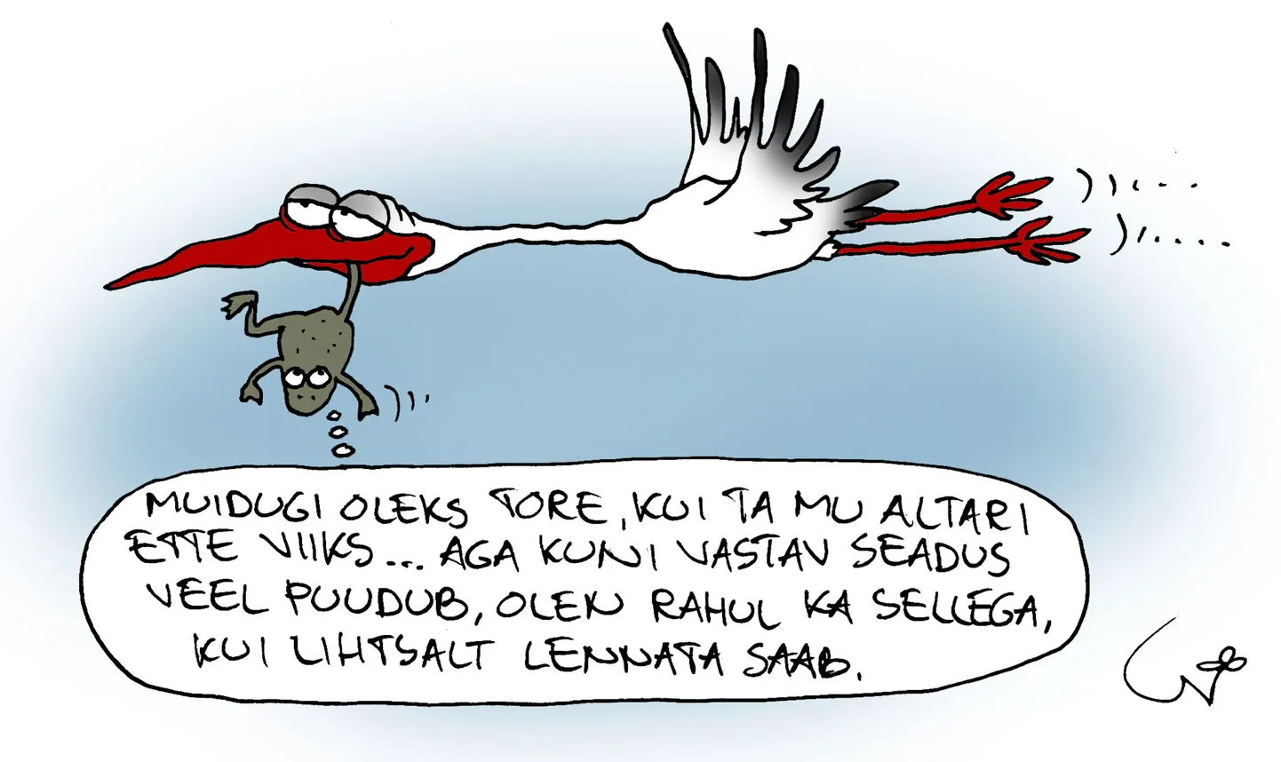 Urmas Nemvalts joonistab.