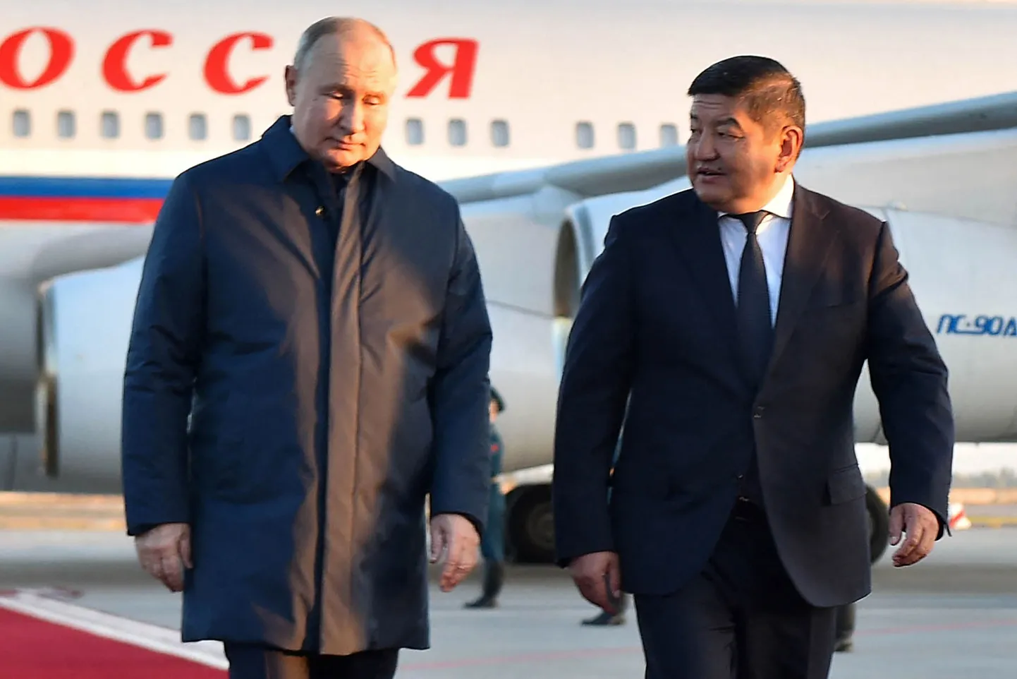 Putin visiidil Kõrgõzstanis.