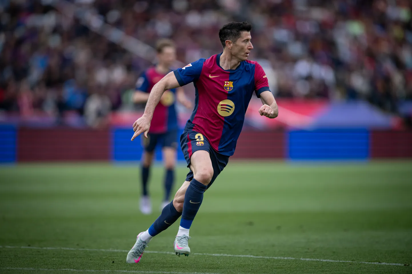 Robert Lewandowski lahkus laupäeval väljakult vigastusega.