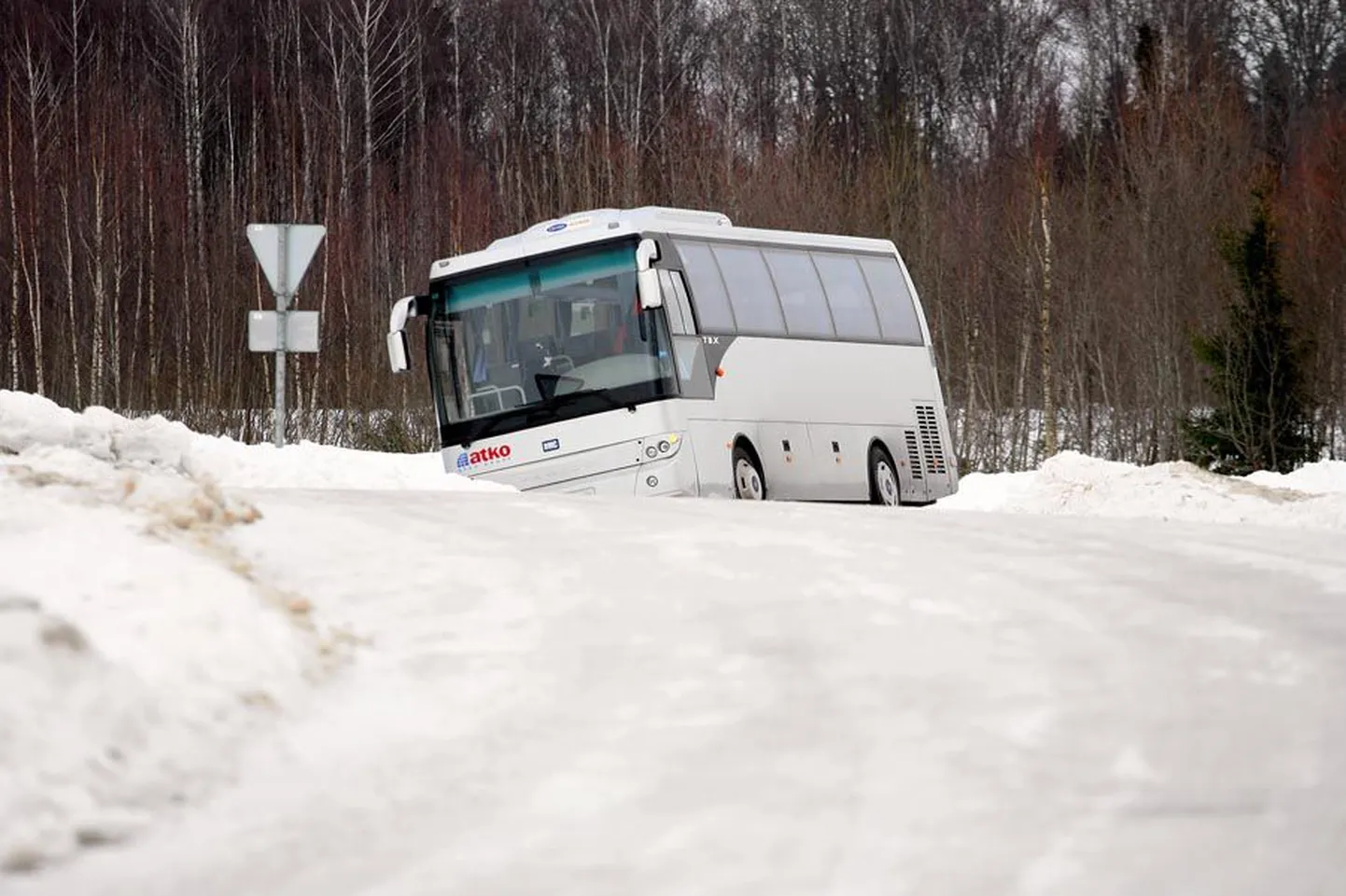 See buss vandus libedale alla 11. jaanuaril Auksi lähedal.