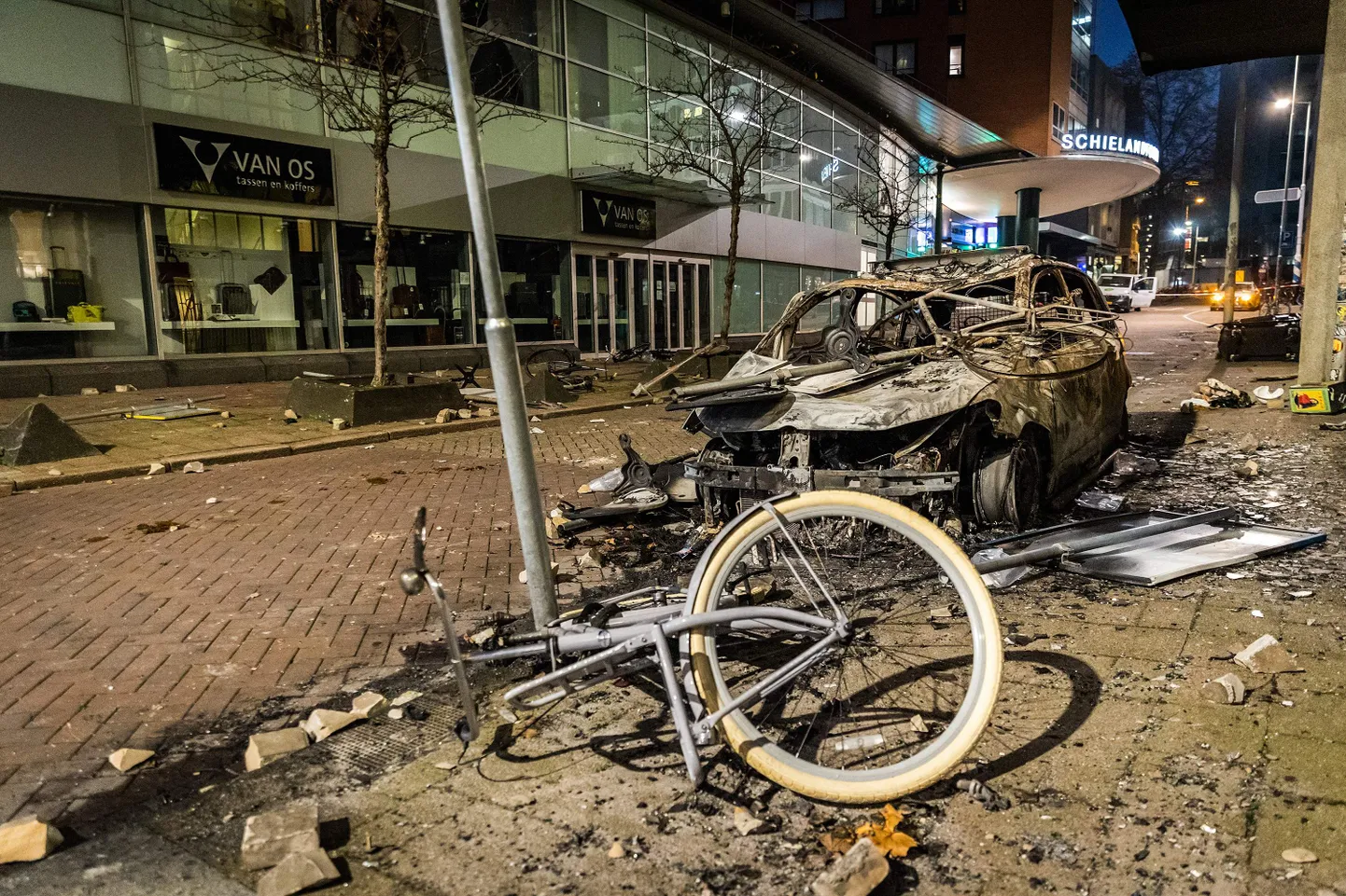 Rotterdam pärast meeleavaldust.