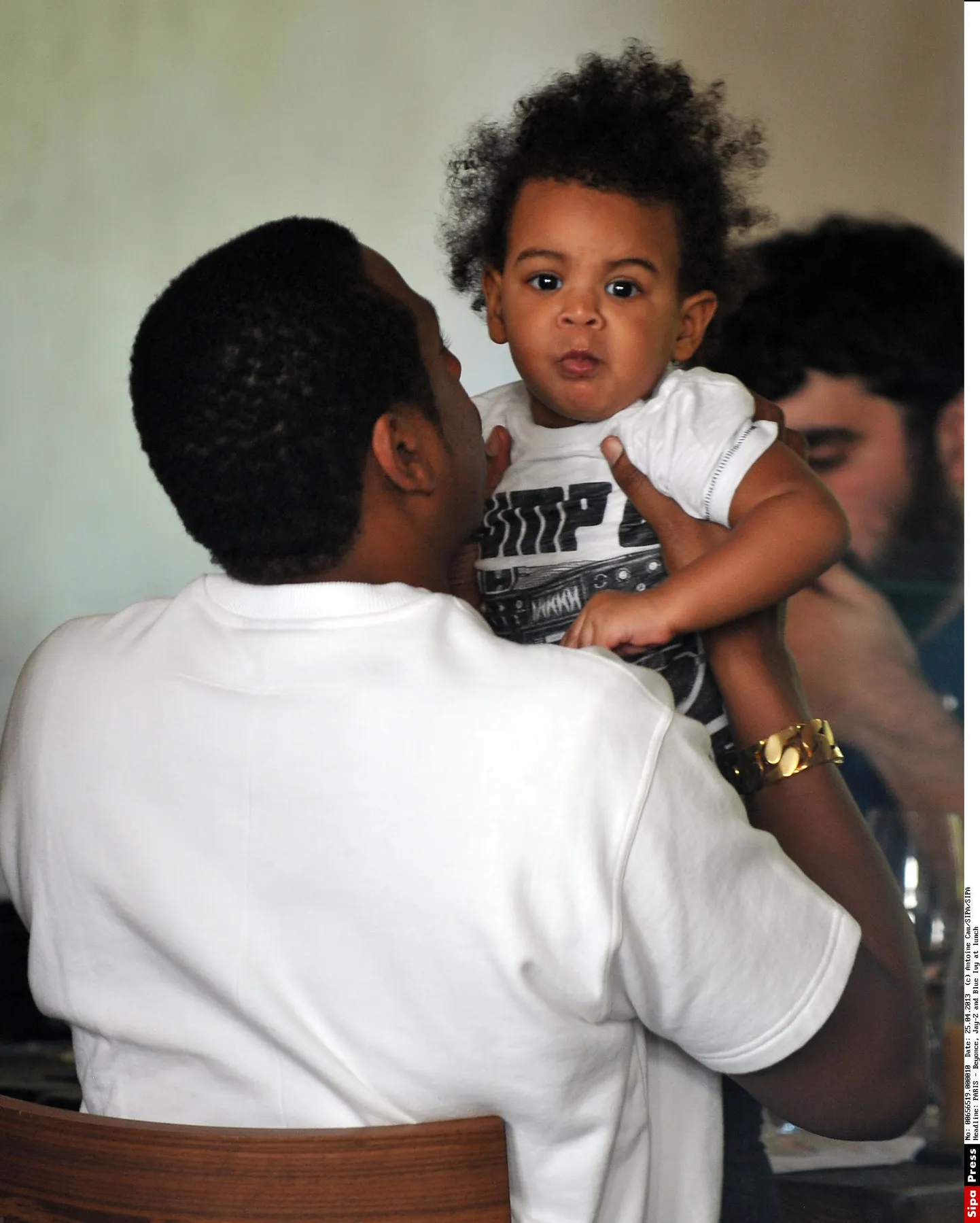 Blue Ivy ja Jay-Z.