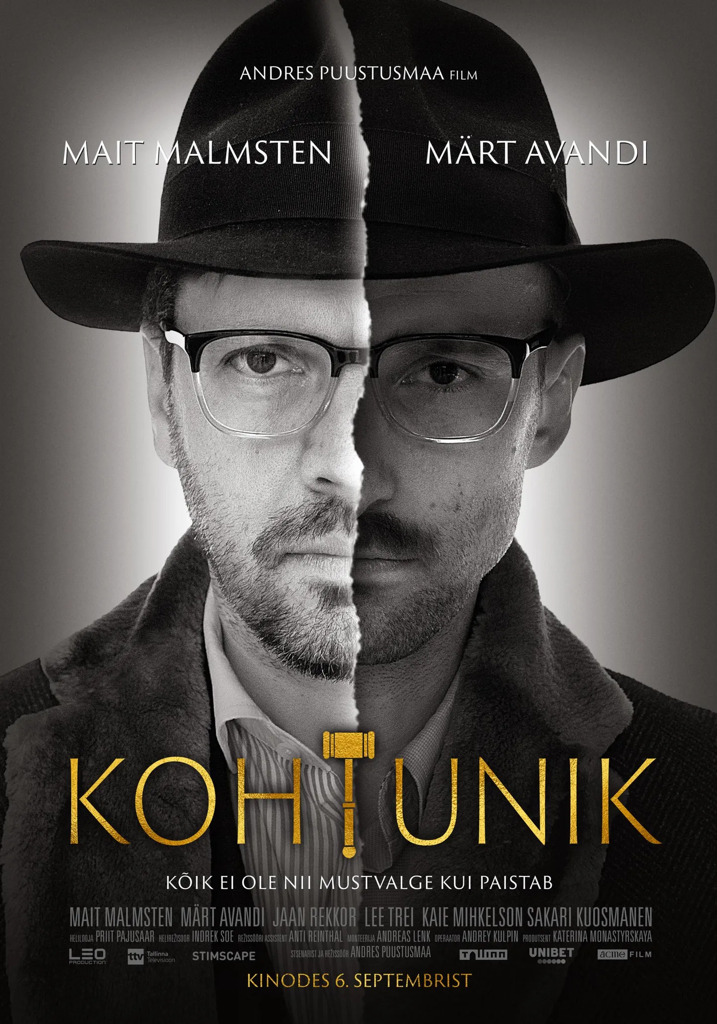Andres Puustusmaa filmi «Kohtunik» plakat. FOTO: Filmiplakat