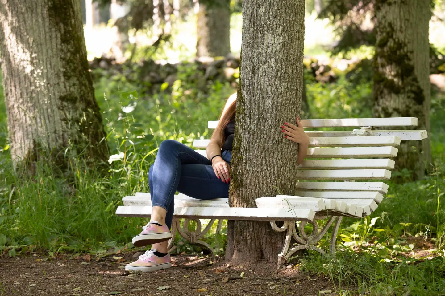 Pingi võib hea tahtmise korral ehitada ka ümber puu.