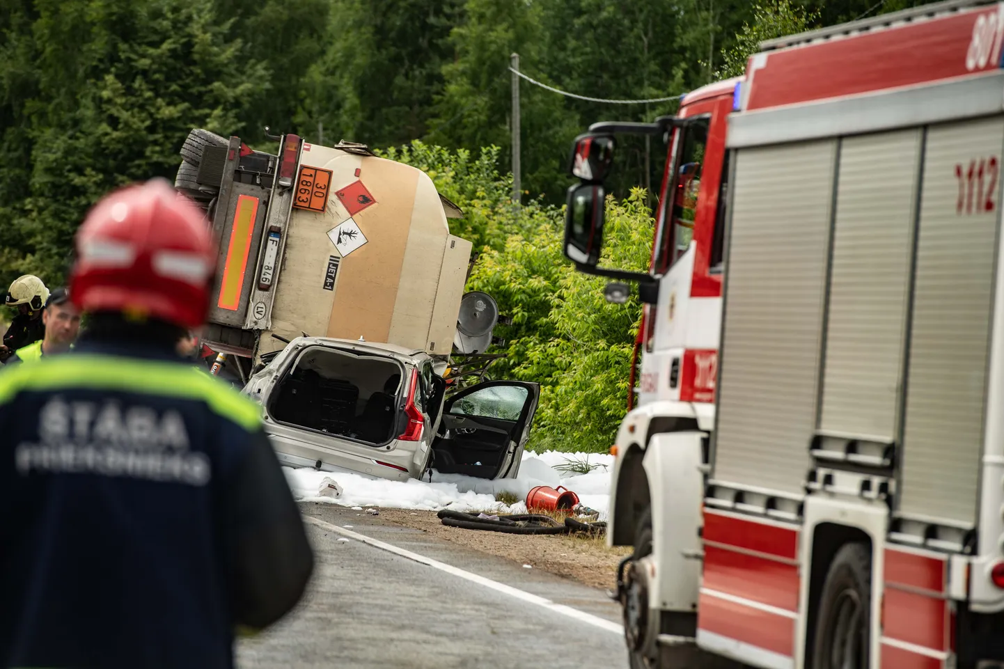 Smags ceļu satiksmes negadījums Mārupes novadā