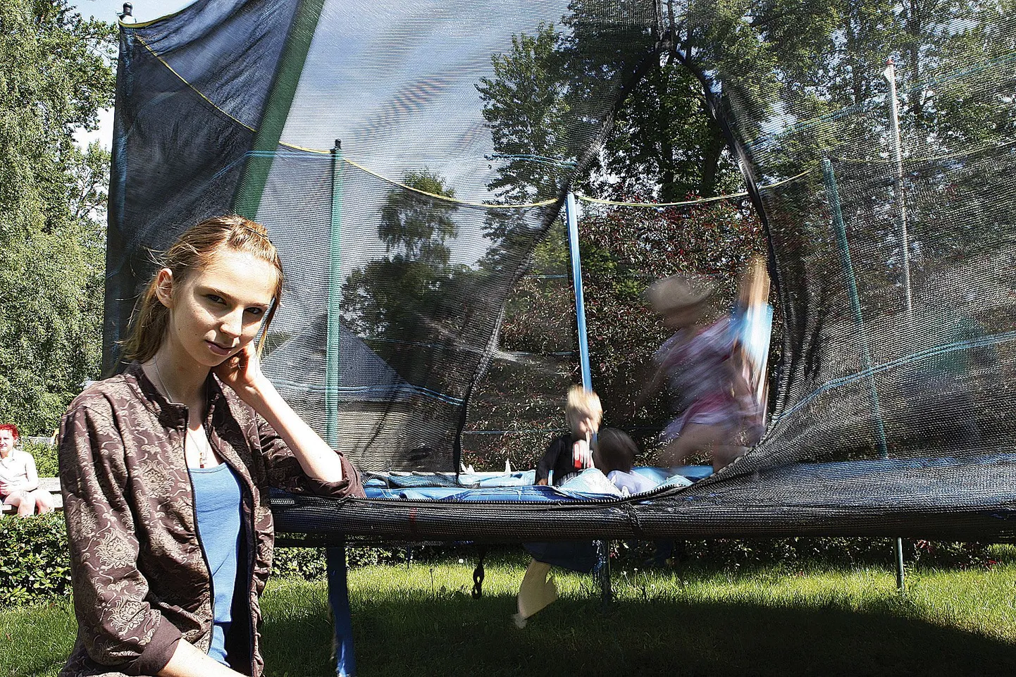 Anja Bilõš oli oma viimasel malevapäeval Käopesa lastekodus üksinda, sest sõbrannast vahetusekaaslane oli haigeks jäänud.