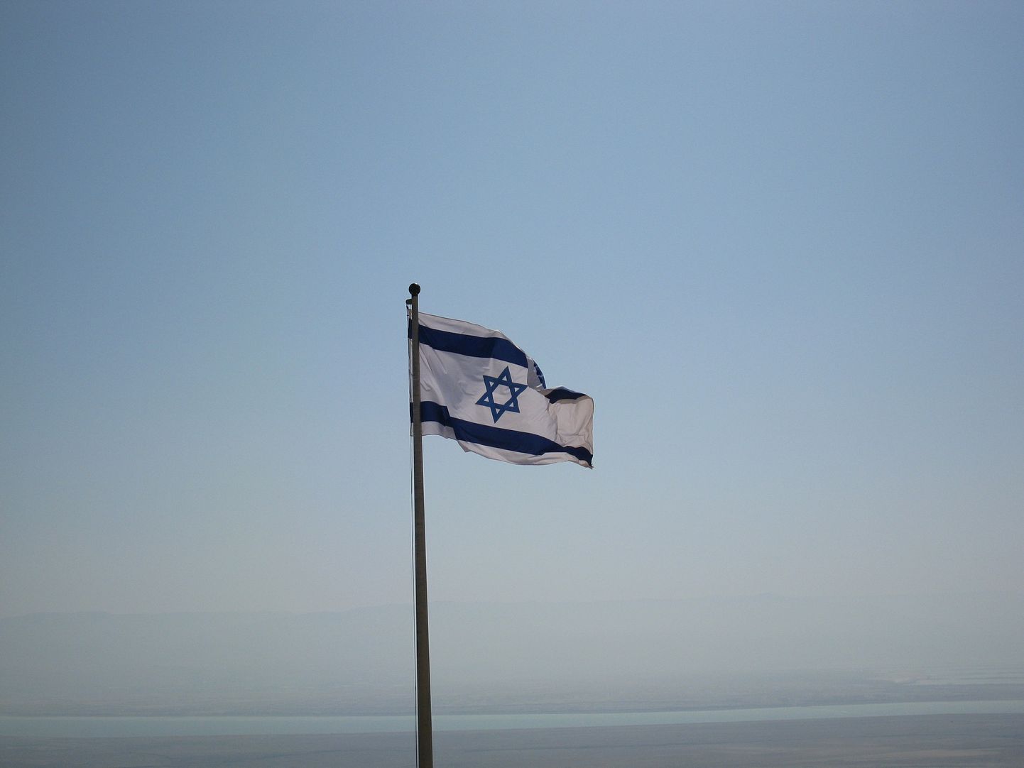 Izraēlas karogs. Ilustratīvs attēls.