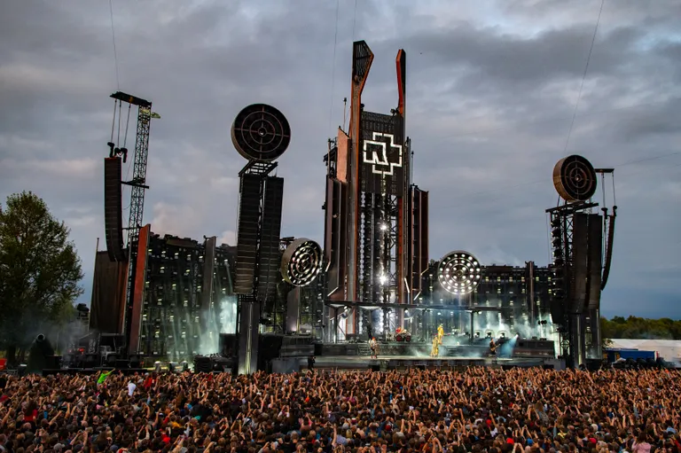 Концерт Rammstein на Луцавсале