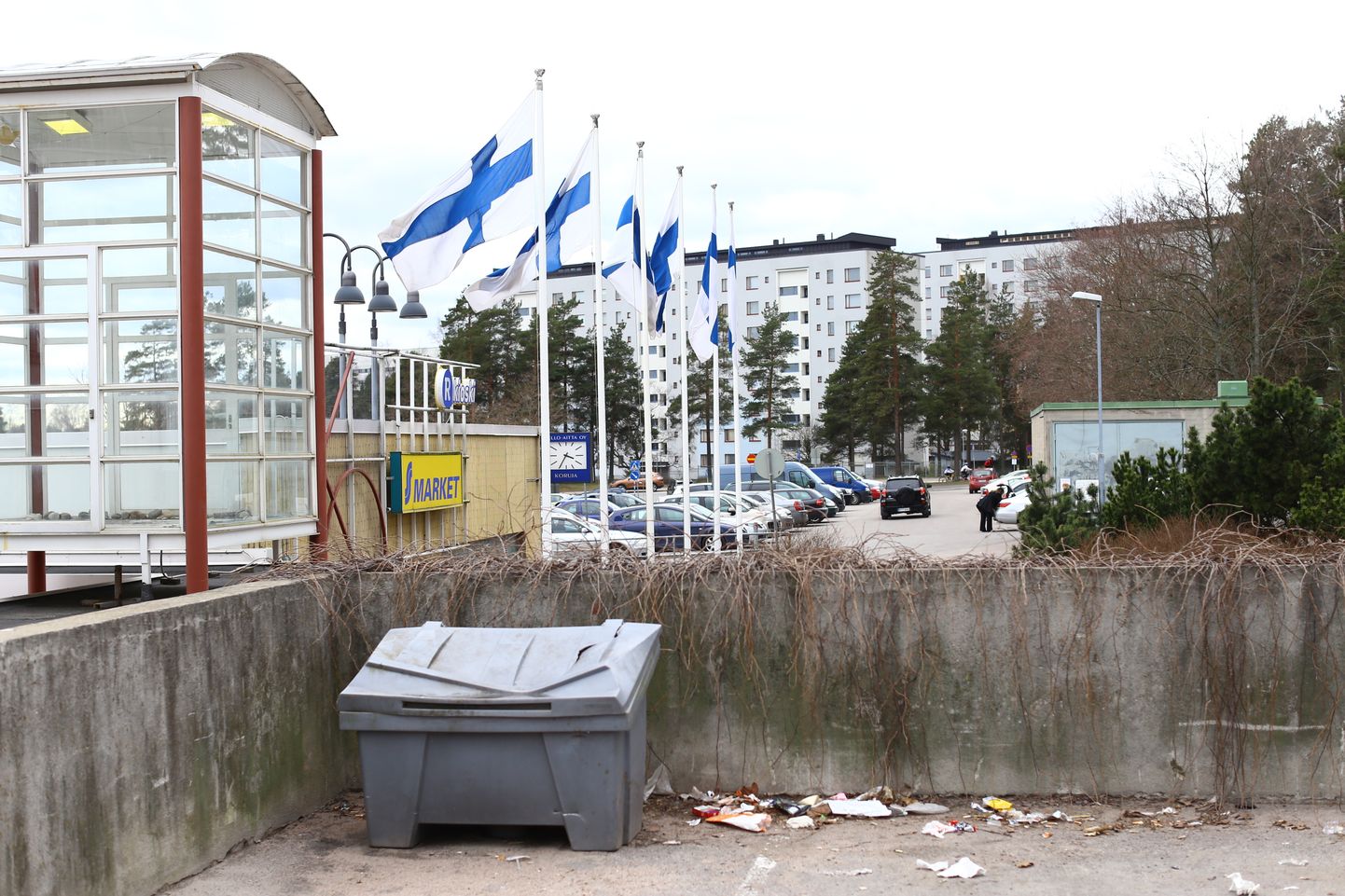 Helsingi Vuosaari linnaosa, kus elab ka palju eestlasi.