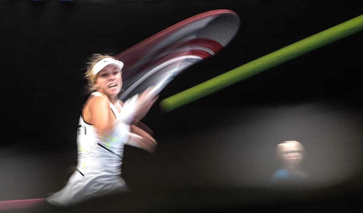 Eesti tennise esinumber Anett Kontaveit Fed Cup turniiril. 05.02.2020.