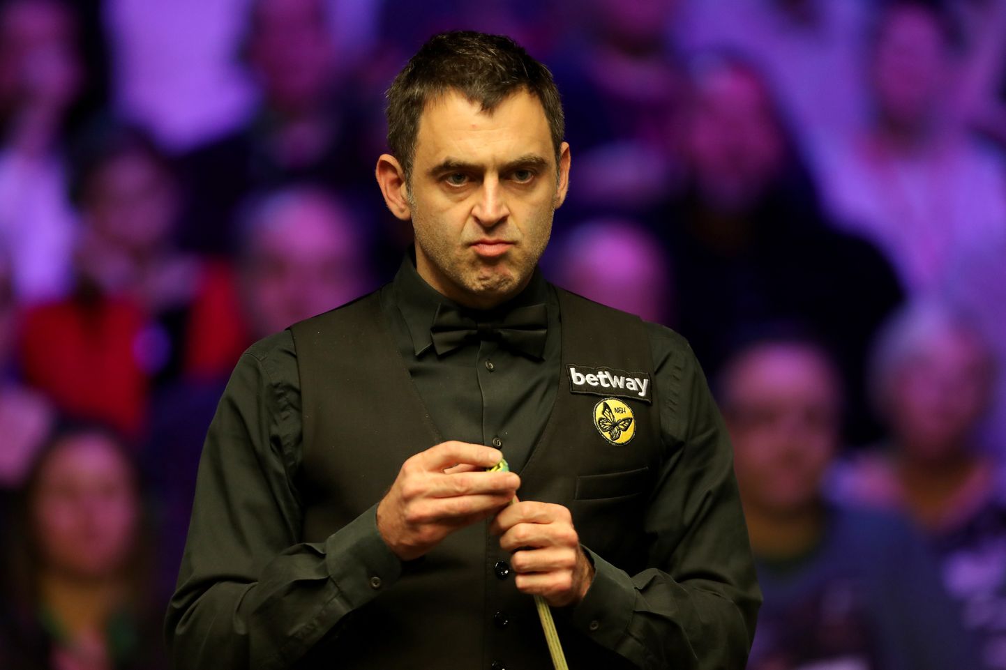 Ronnie O'Sullivan during day twelve of the Betway UK Championship at The York Barbican.