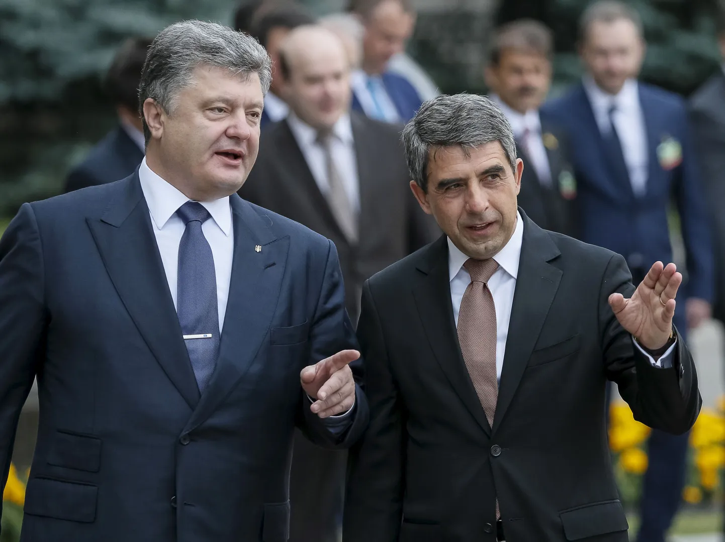 Ukraina ja Bulgaaria presidendid