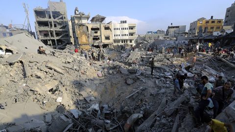Iisrael pommitas teist päeva järjest Gaza põgenikelaagrit