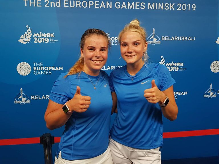 2019. aasta Euroopa mängudelt sulgpallis tõid Kati-Kreet Marran ja Helina Rüütel viienda koha.