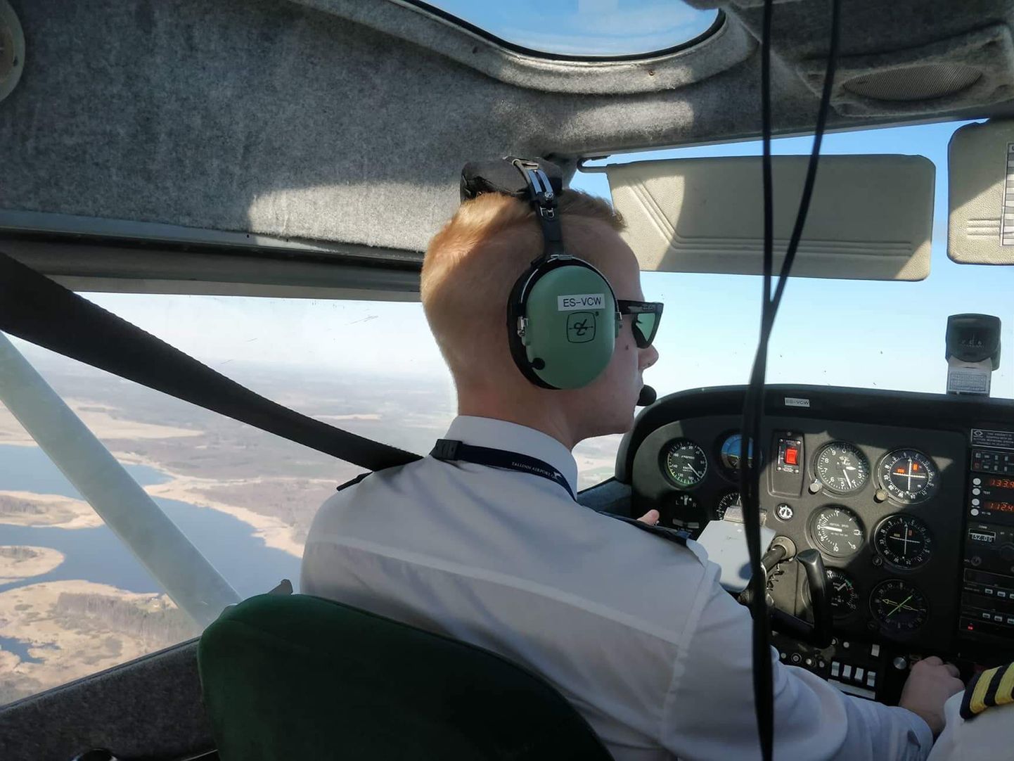 Lennu­akadeemia viimase kursuse õhusõiduki juhtimise eriala tudeng Sergei Gudov.